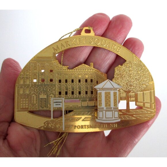 Market Square Portsmouth NH Ornament - Vintage 2000 Third In Series - Christmas - Picture 3 of 5